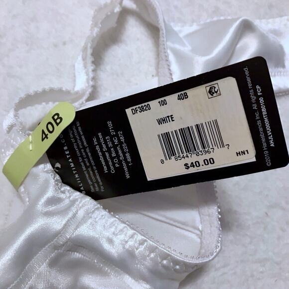 Bali NWT White Cool Comfort Bra Women 40B - Picture 9 of 11